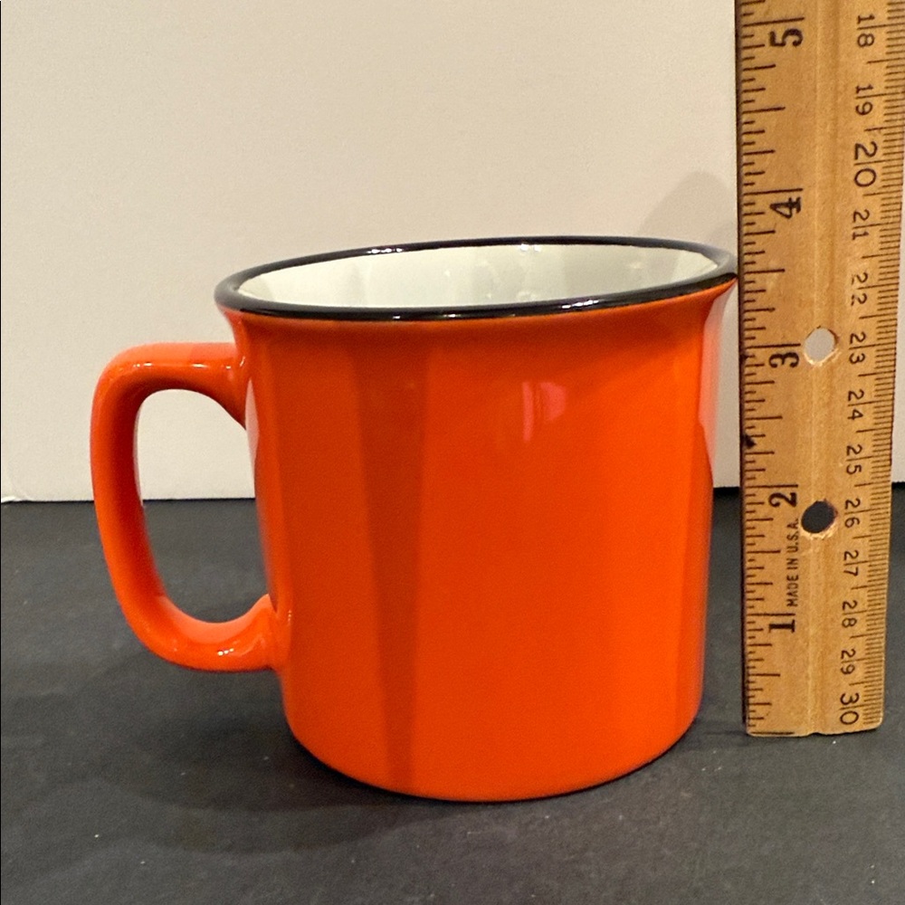 Halloween Mug My Broomstick Runs On Coffee Orange - Picture 3 of 6